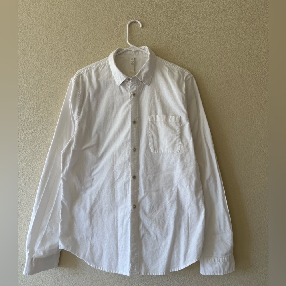 lululemon athletica White Button Down Shirt